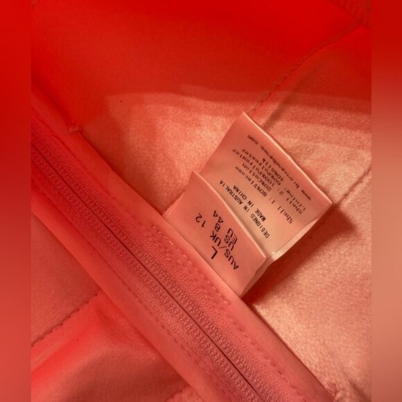 🆕 BRONX & BANCO 🧿 NWOT Estelle Floral Mini Dress, Blush Pink - Sz L US 8 - Picture 17 of 17